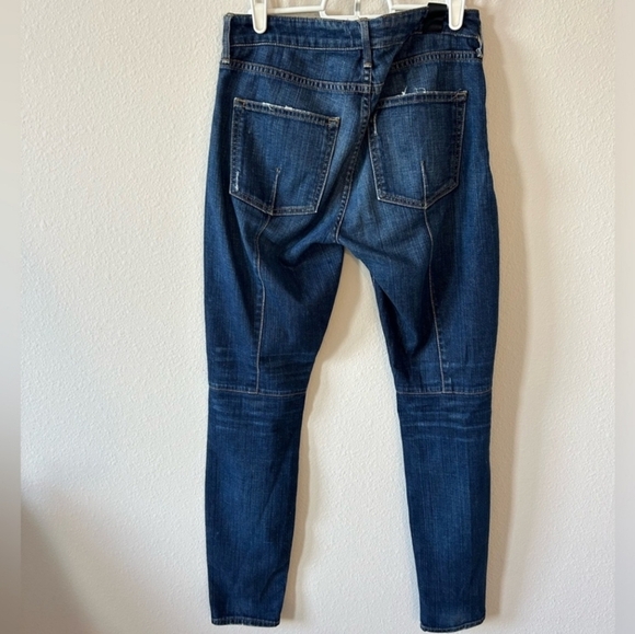 Vince Skinny Welt Front Pocket Jean in Dark Wash - Picture 3 of 5